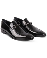 Vellapais Men's Edroy Horsebit Buckle Slip-On Dress Loafers