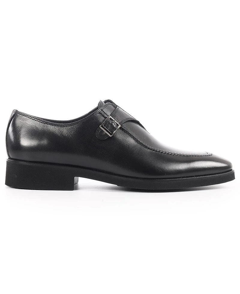 Vellapais Men's Monk Strap Slip-On Dress Shoes