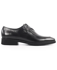 Vellapais Men's Monk Strap Slip-On Dress Shoes