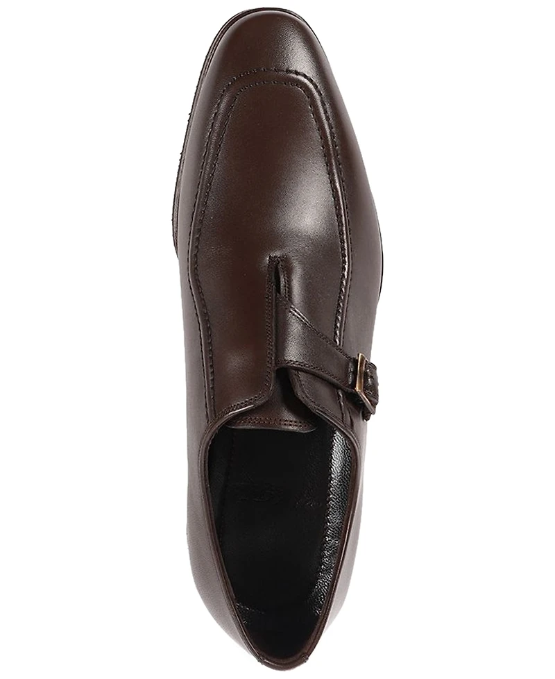 Vellapais Men's Monk Strap Slip-On Dress Shoes