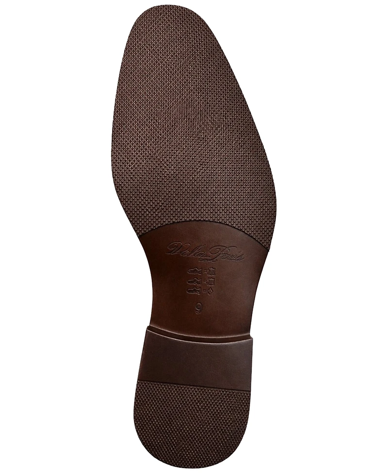 Vellapais Men's Monk Strap Slip-On Dress Shoes