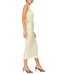 Line & Dot Women's Norelle Midi Pencil Skirt