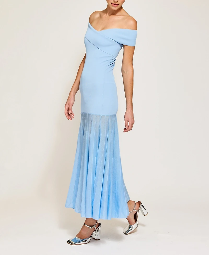 Line & Dot Women's Rowan Off-The-Shoulder Sweater Dress