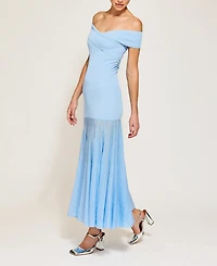 Line & Dot Women's Rowan Off-The-Shoulder Sweater Dress