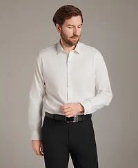 Bar Iii Men's Sateen Solid Contrast Buttons Dress Shirt, Macy's Exclusive