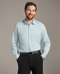 Bar Iii Men's Diamond Dobby Slim Fit Dress Shirt, Macy's Exclusive