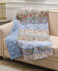 Greenland Home Fashions Kressida Reversible Cotton Blend Throw, 50" x 60"