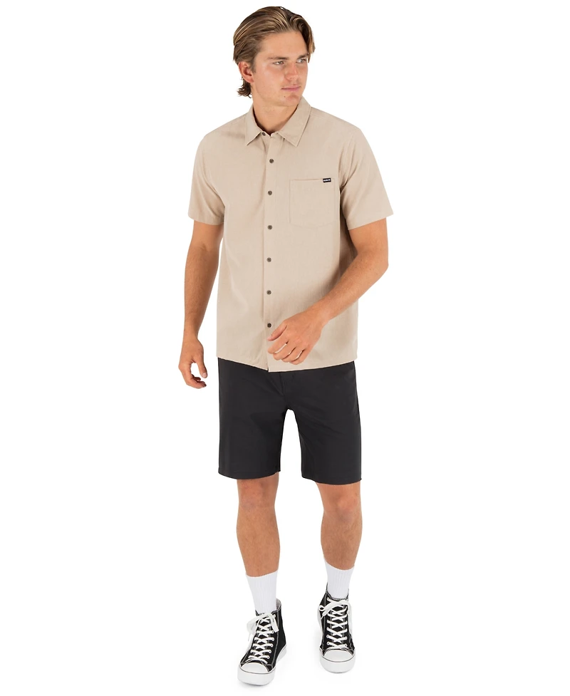 Hurley Men's Phantom Flow Rincon Short-Sleeve Shirt