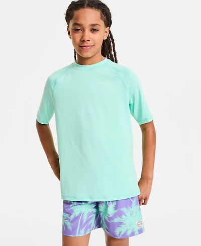abercrombie kids Girls' Core Short-Sleeve Rashguard