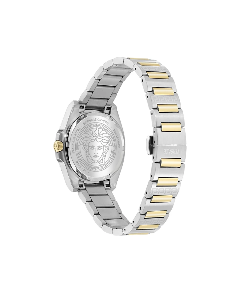 Versace Women's Greca Pulse Two Tone Bracelet Watch, 36mm