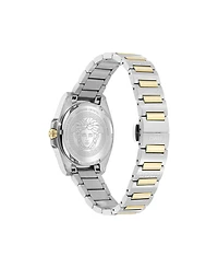 Versace Women's Greca Pulse Two Tone Bracelet Watch, 36mm