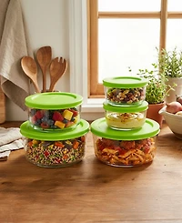 Sedona Kitchen 10-Pc. Glass Food Storage Set