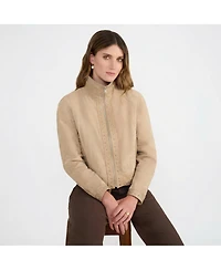 Furniq Uk Women's Suede Jacket
