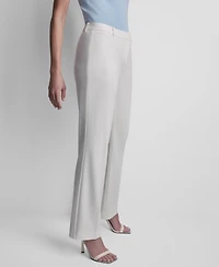 Dkny Petite Mid-Rise Modern Fit Flared Pants