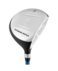 Mecale 38" Junior #3 Fairway Wood, 165CC, Fiberglass Shaft, Ages 11-14