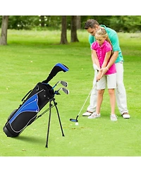 Mecale 5-Piece Portable Junior Golf Club Set, 31", for Kids Ages 11