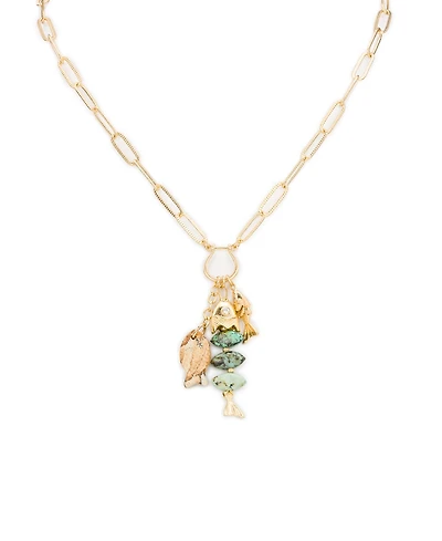 Patricia Nash Gold-Tone Plated Charm Dangle Necklace