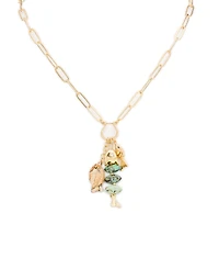 Patricia Nash Gold-Tone Plated Charm Dangle Necklace