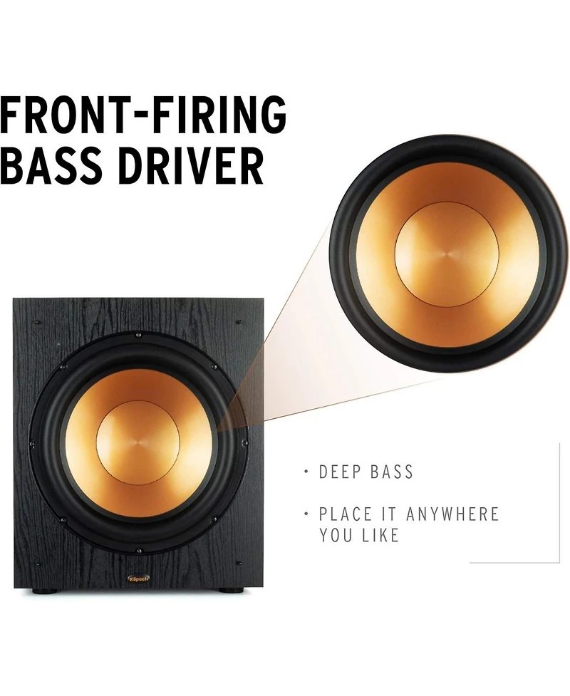 Klipsch Sub-120-black Synergy Black Label Subwoofer Speaker (2020)