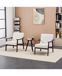 sumyeg Mid-Century Modern Chair with Solid Wood Frame