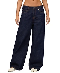 Edikted Women's Juanita Low Rise Baggy Jeans