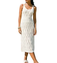 Cupshe Women's Just Wandering Cover-Up Midi Beach Dress