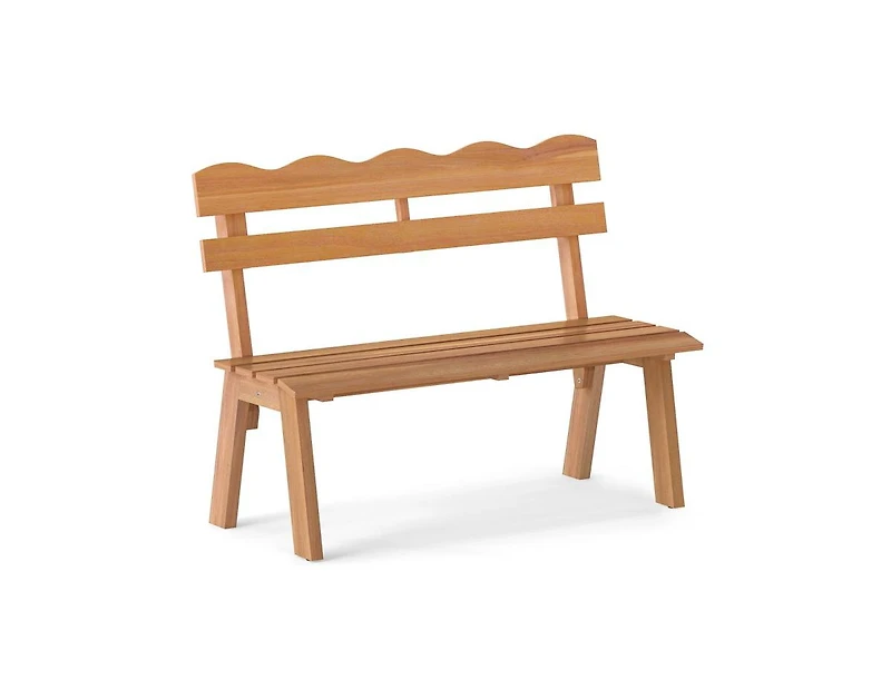 Slickblue Heavy-Duty 800 lb Capacity Acacia Wood Outdoor Garden Bench