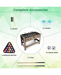 Mecale 2-in-1 Swivel Game Table for Teens & Adults