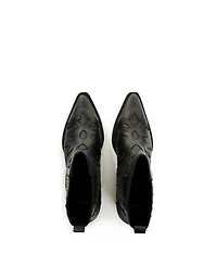 Velez Women's Leather Western Ankle Boots