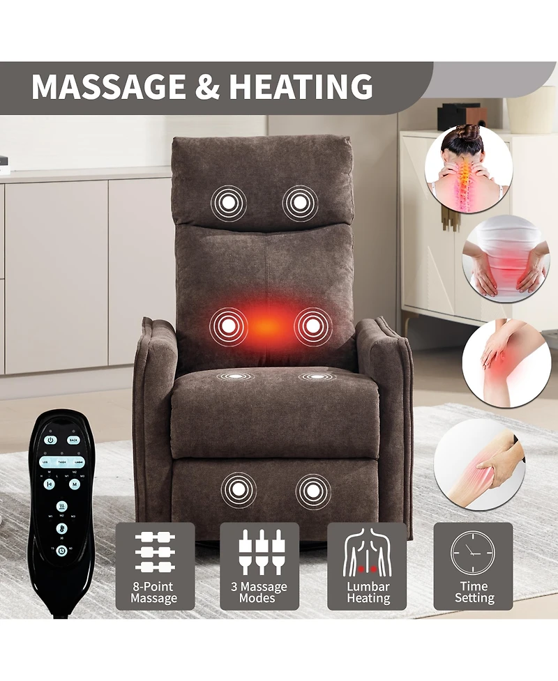 sumyeg Rocker and Swivel Fabric