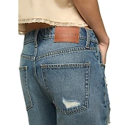 Lucky Brand Women's Cotton Baggy Classic High-Rise Shorts