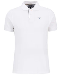 Barbour Men's Tartan Pique Polo Collar Shirt