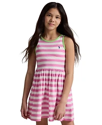 Polo Ralph Lauren Girls' 7-16 Striped Cotton Jersey Dress
