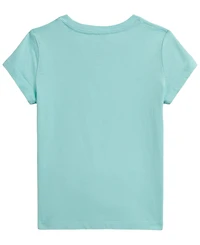 Polo Ralph Lauren Girls' 2T-6X Bear Cotton Jersey T-Shirt