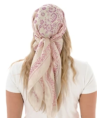 Marcus Adler Satin Multi Functional Square Scarf