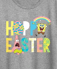 Hybrid Apparel Plus Square Pants Hoppy Easter Icons Short-Sleeve Graphic T-Shirt