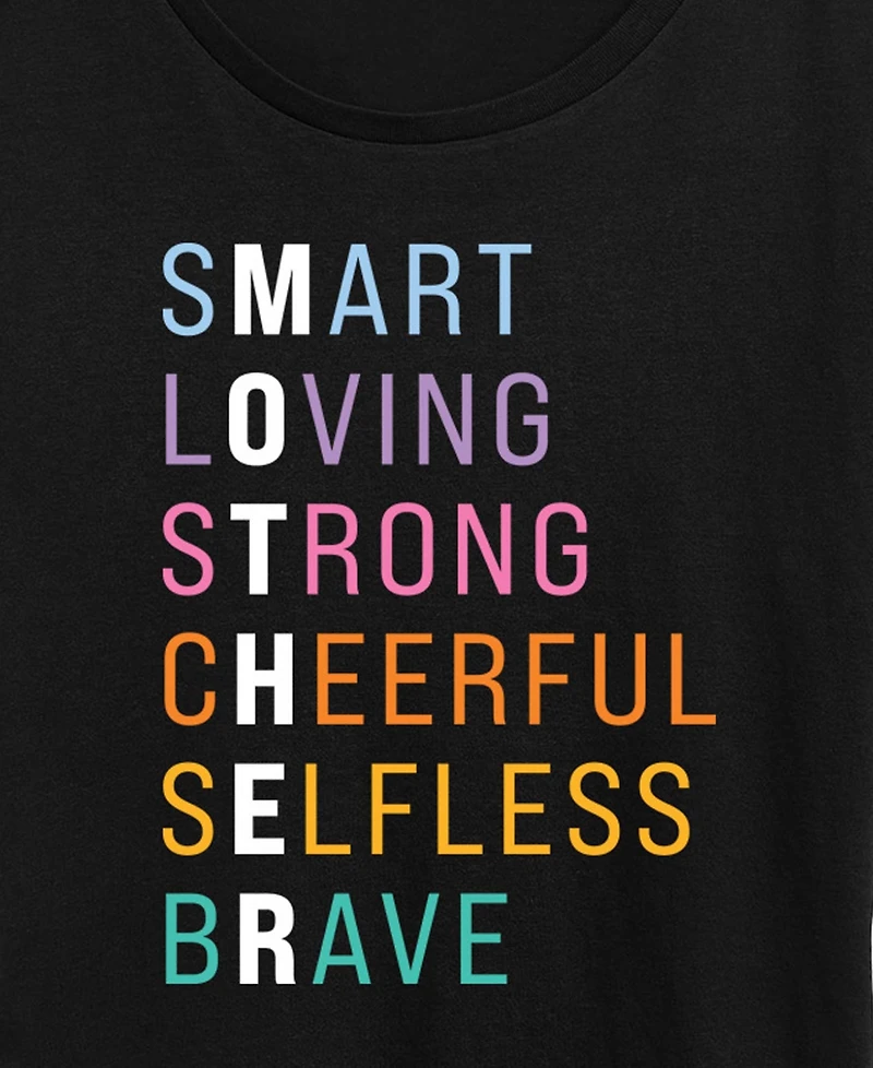 Hybrid Apparel Plus Instant Message Mother Anagram Short-Sleeve Graphic T-Shirt