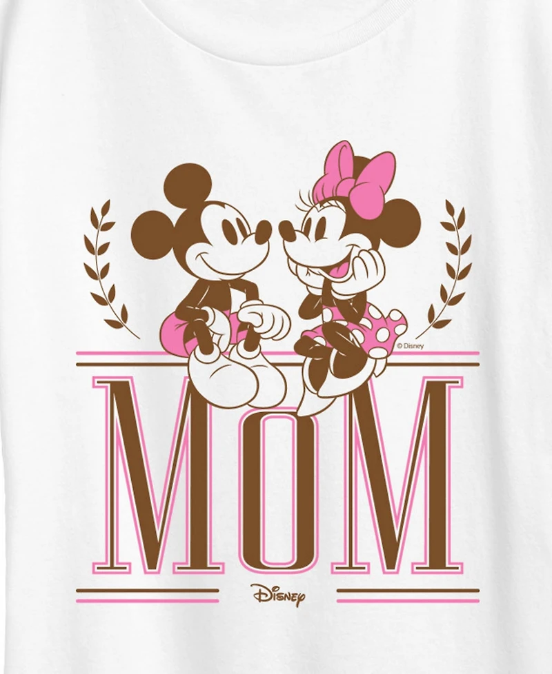 Hybrid Apparel Plus Disney Mom Prep Collegiate Short-Sleeve Graphic T-Shirt