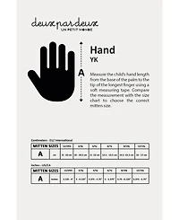 Deux par Deux Baby Boys Mid-Season Mittens in Polyester