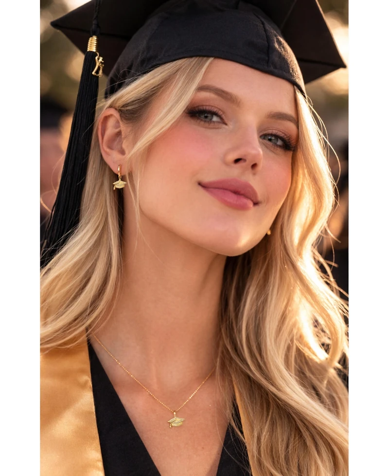 Dloria Limitless Graduation Cap Pendant Necklace