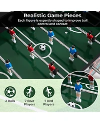 Mecale 37" Mini 2-in-1 Foosball Game Table with Detachable Legs, Tabletop Use