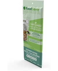 FoodSaver Vacuum Resealable Zipper Bags, 1 Gallon, 12-Count, Pack of 2