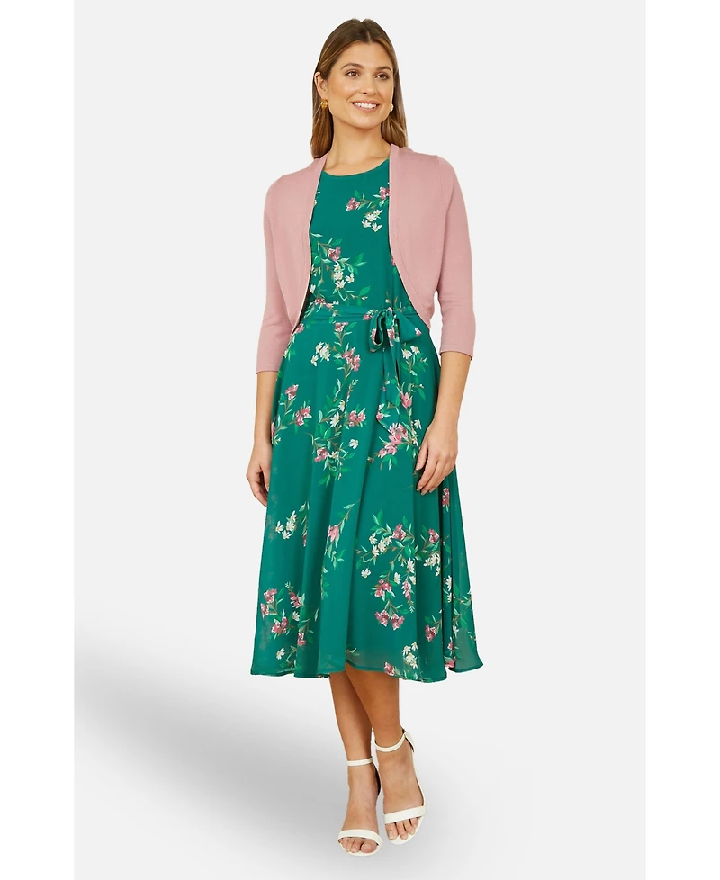 Yumi Women's Knitted Curve Bolero