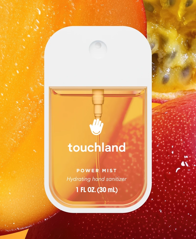 Touchland Power Mist Mango Passion Hydrating Hand Sanitizer, 1 oz.
