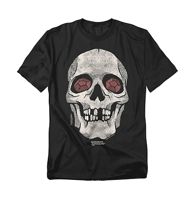 D&D Men's Dungeons And Dragons Demi Lich Skull T-Shirt