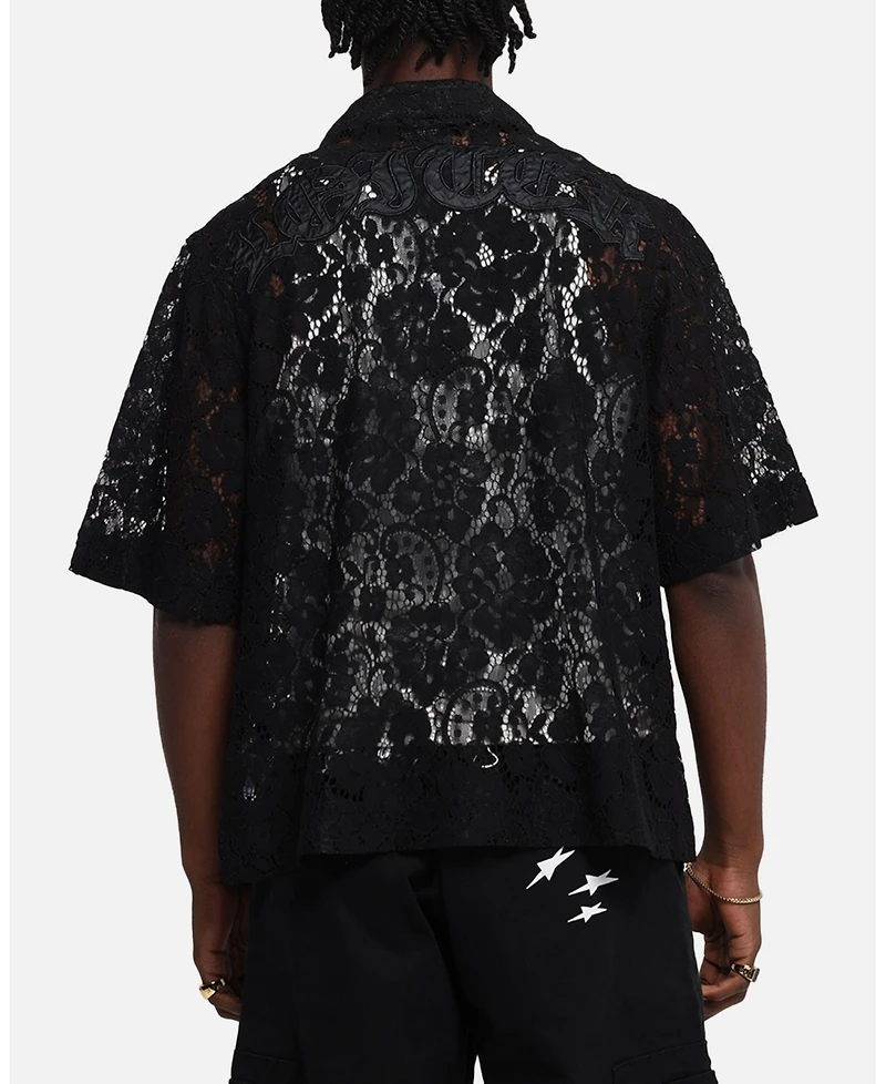 Loiter Men's Lace Button Up Shirt