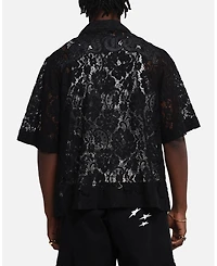 Loiter Men's Lace Button Up Shirt