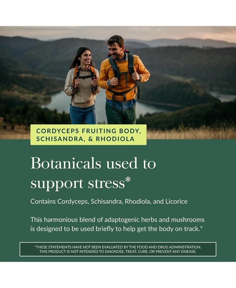 Gaia Herbs Adrenal Health Jump Start - Helps Sustain Healthy Energy and Stress Levels - With Cordyceps, Schisandra, Rhodiola, and Licorice