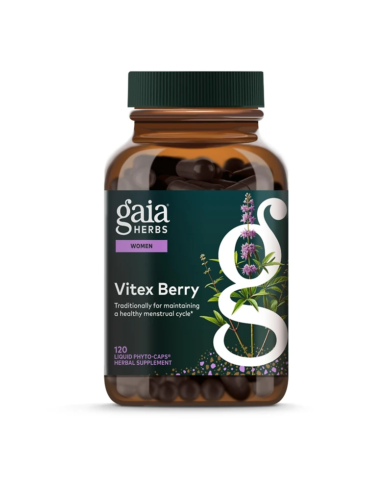 Gaia Herbs Vitex Berry (Chaste Tree) - Supports Hormone Balance & Fertility for Women