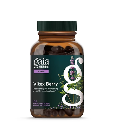 Gaia Herbs Vitex Berry (Chaste Tree) - Supports Hormone Balance & Fertility for Women